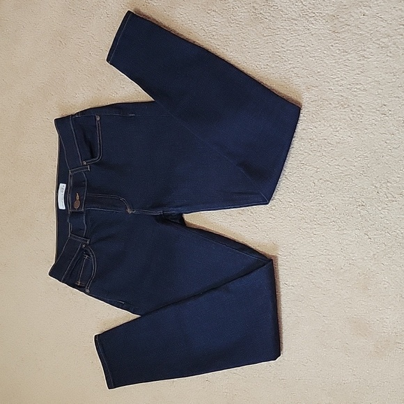 Loft Midrise Skinny Dark Wash Jeans US 27 - Picture 6 of 13